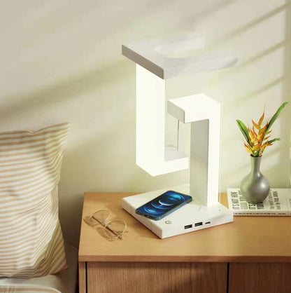 Smartphone Wireless Charging Suspension Table Lamp Balance