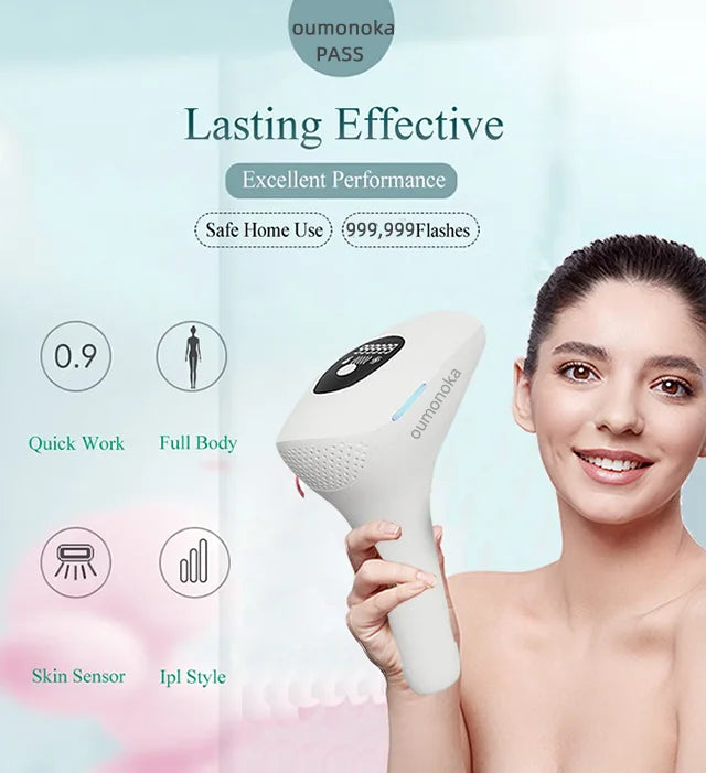 Effortlessly achieve smooth skin with Oumonoka Hair Removal Home Use Devices, designed for safe and effective results.