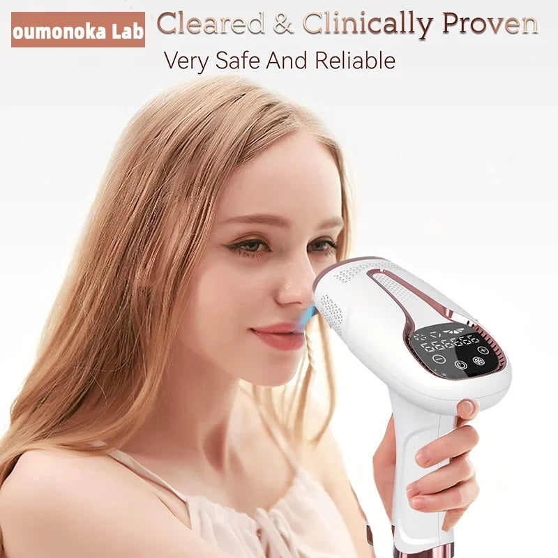 Oumonoka Lab's Hair Removal Home Use Devices offer safe, effective solutions with various plug standards for global use.